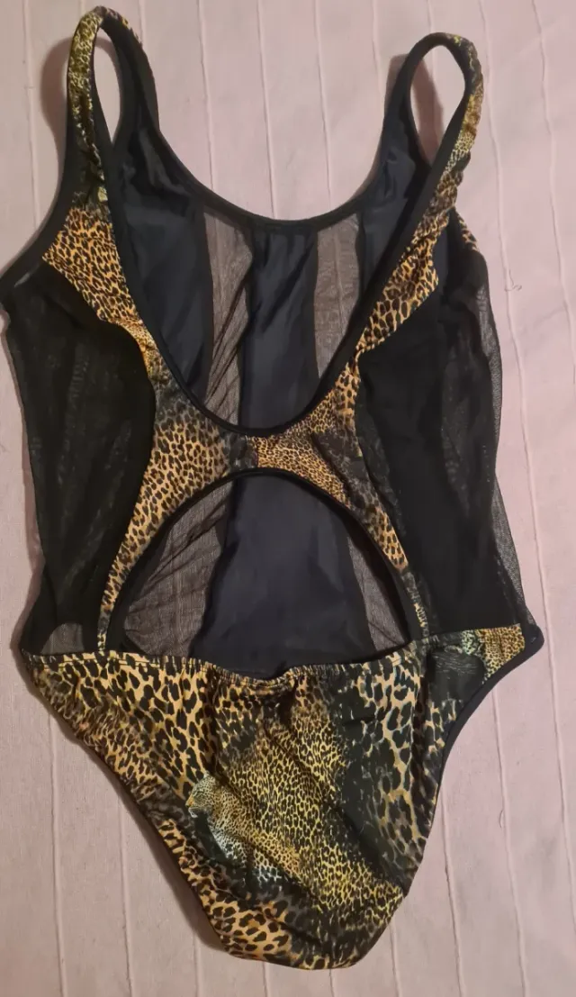 Bañador vintage animal print leopardo