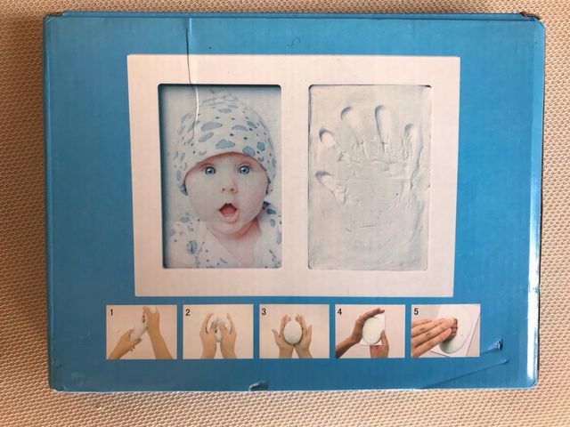 Marco para huella de bebé y foto