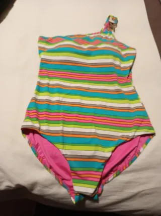 Bañador mujer rayas multicolor