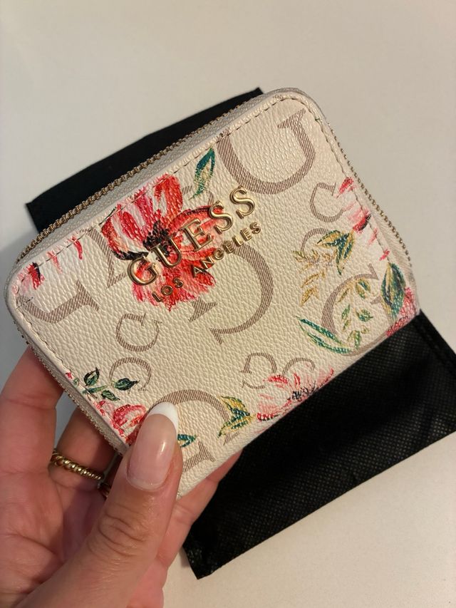 Portafoglio Guess floreale multicolore