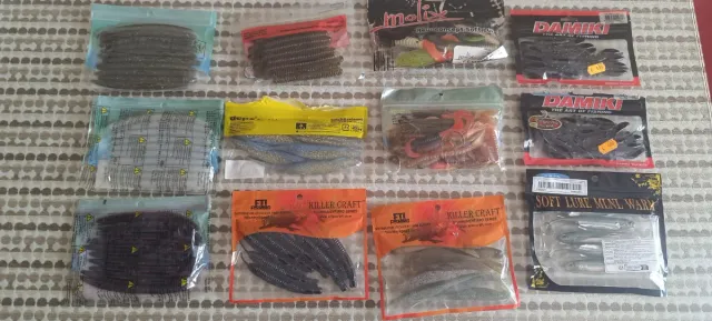 Lotes de señuelos de pesca variados