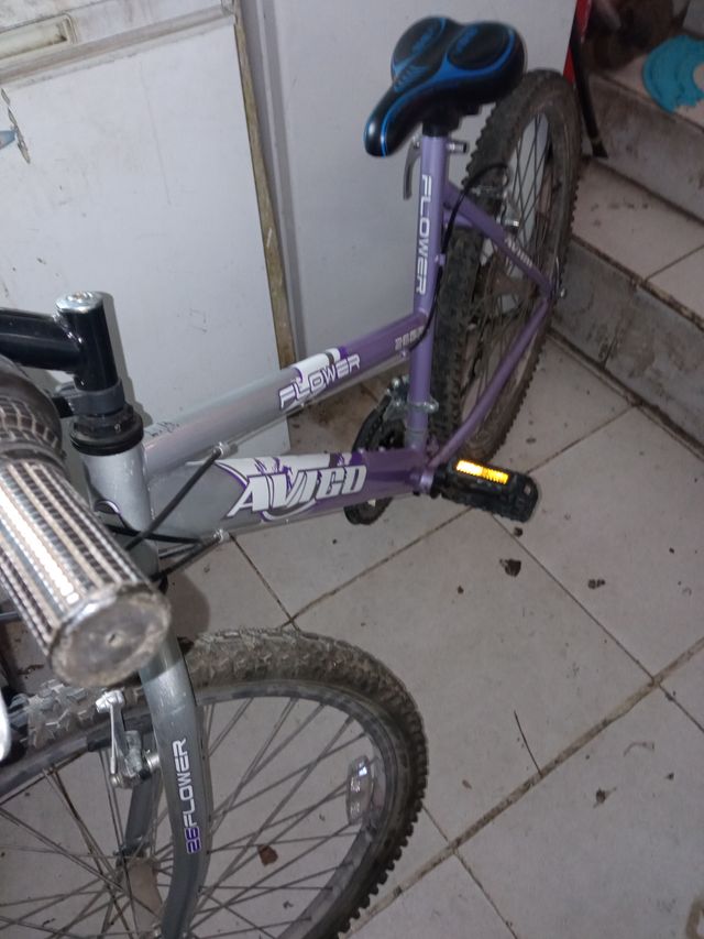 Bicicleta Morada 26 FLOWER