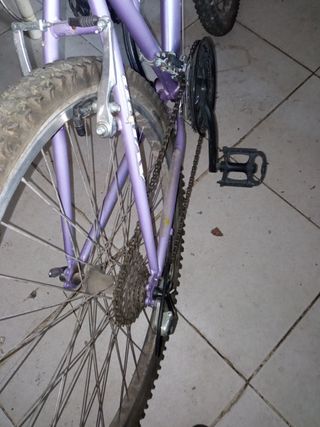 Bicicleta Morada 26 FLOWER