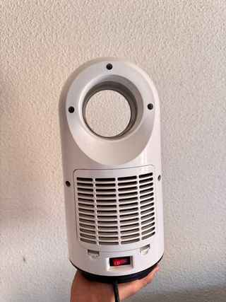 Calefactor y ventilador 2 en uno sin aspas