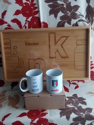 Set colazione Nutella & Kinder con cartellino