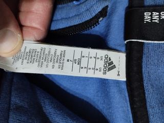 Felpa con cappuccio Adidas blu