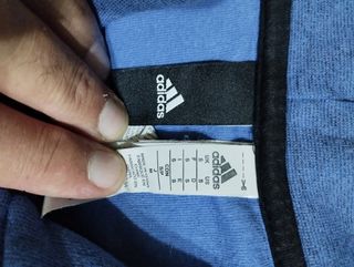 Felpa con cappuccio Adidas blu