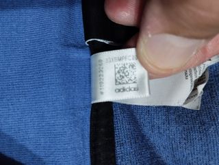 Felpa con cappuccio Adidas blu