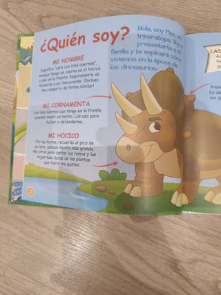 Conjunto de libros infantiles sobre dinosaurios