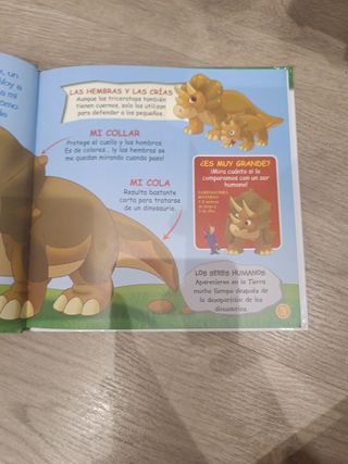 Conjunto de libros infantiles sobre dinosaurios