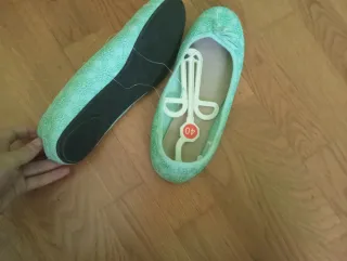 Bailarinas Teal Talla 40