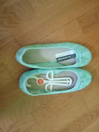 Bailarinas Teal Talla 40