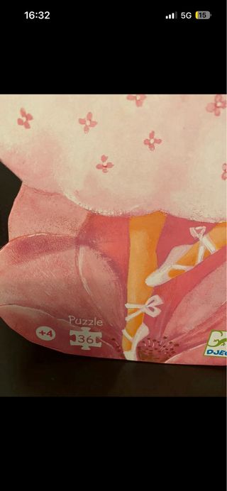 Puzzle Djeco Bailarina Rosa +4 años