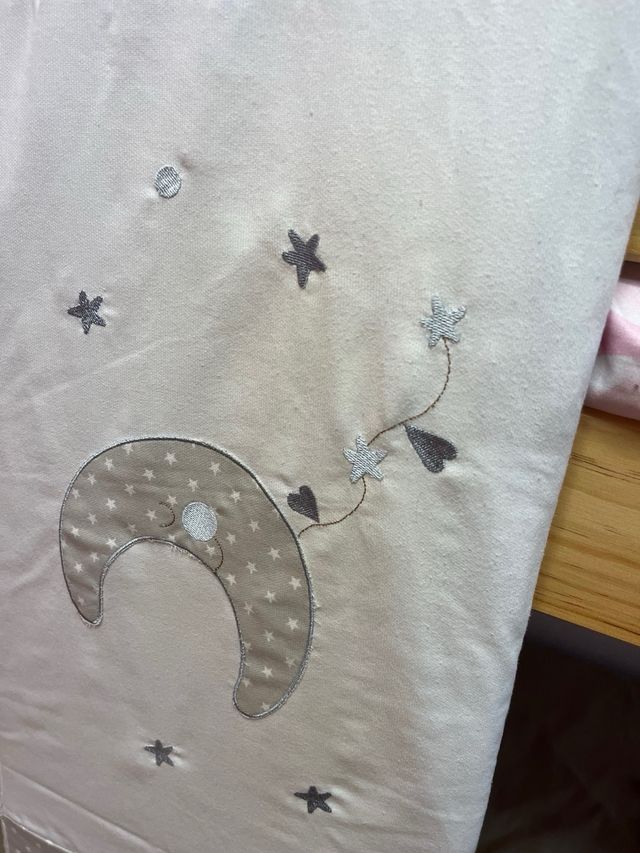 Colcha Cuna Relleno y Chichonera Oso Luna