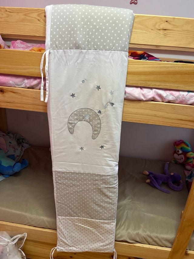 Colcha Cuna Relleno y Chichonera Oso Luna