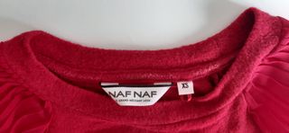 Jersey NafNaf rosa con botones