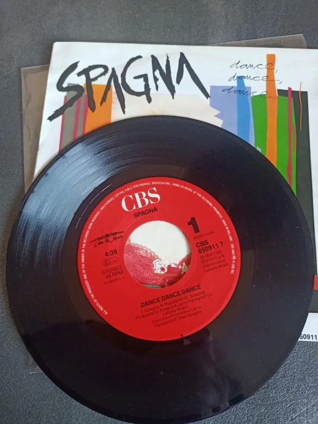 SPAGNA, lote de 3 discos vinilo 7"