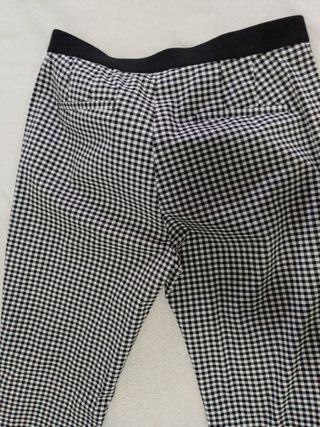 Pantalón Zara Cuadros Talla L
