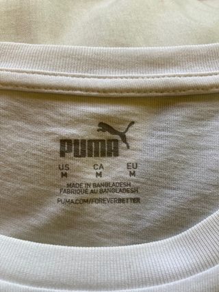 Camiseta Puma Blanca