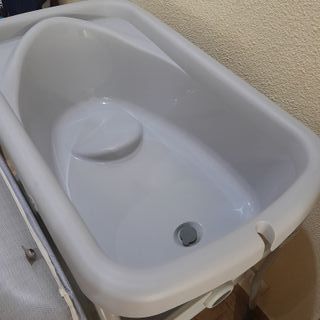 Bañera cambiador 2 en 1 gris