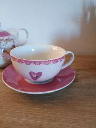 Set Teiera e Tazza Coordinata Rosa