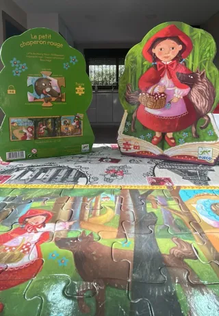 Puzzle Madera 36 Piezas DJECO Caperucita Roja