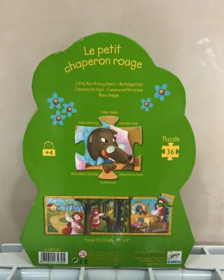 Puzzle Madera 36 Piezas DJECO Caperucita Roja