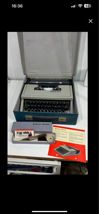 Máquina de escribir Olivetti Hispano