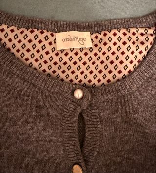 Cardigan grigio donna