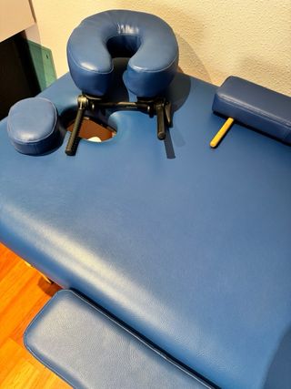 camilla desmontable azul