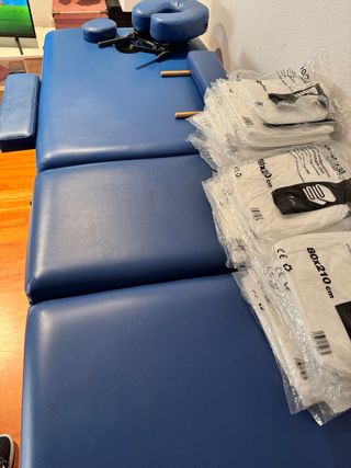 camilla desmontable azul