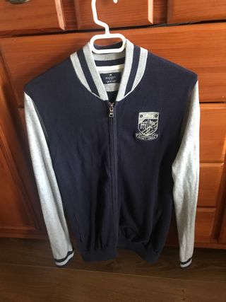 Chaqueta Hackett niño Talla 15/16 Azul/Gris