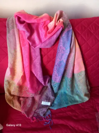 Sciarpa scialle donna Jacquard