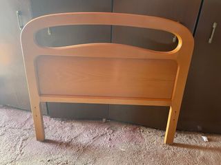 2 Cabeceros Cama Madera 90cm