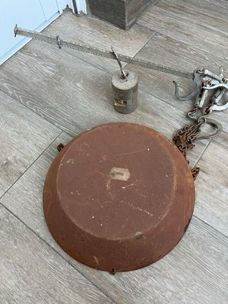 Báscula Romana Hierro Antigua