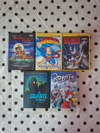 Películas DVD Animadas y Acción. Se hacen lotes.