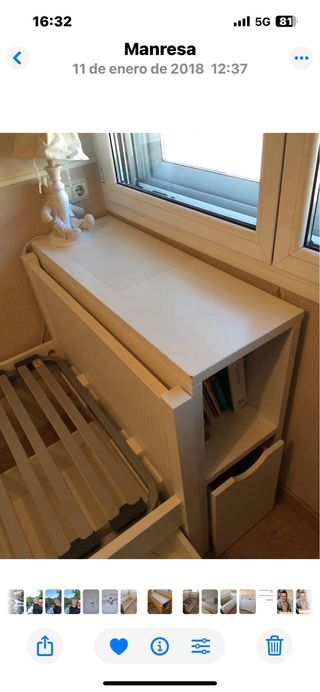 Cama Piccolo Mondo blanca con cajones y cabecero