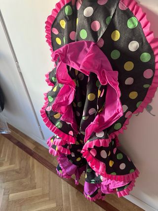 Falda Flamenco Niña lunares talla 7-8-9