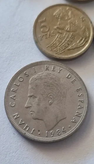 Lote 105  monedas 5 Pesetas España