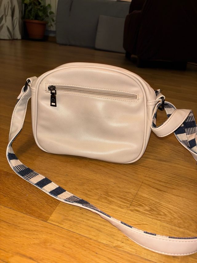 Bolso bandolera Caminata beige mujer