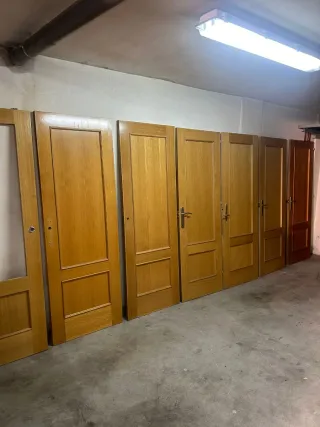 Puertas macizas estilo roble