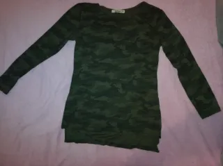 Camiseta camuflaje manga larga