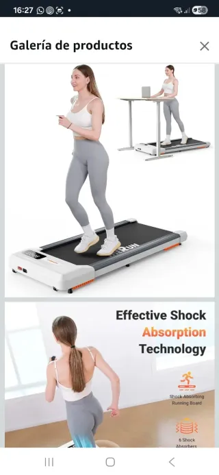 Cinta de correr/andar de escritorio NUEVA