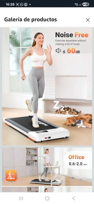 Cinta de correr/andar de escritorio NUEVA