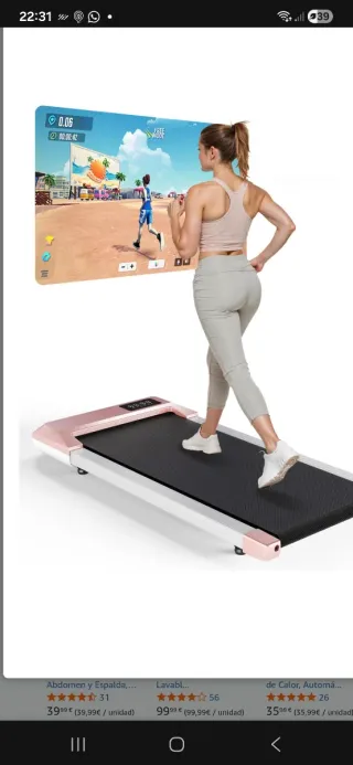 Cinta de correr/andar de escritorio NUEVA