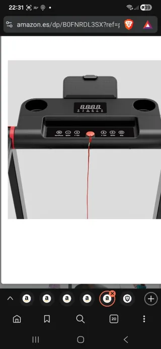 Cinta de correr/andar de escritorio NUEVA