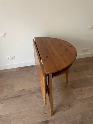 Mesa de madera plegable