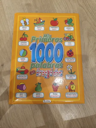 Libro infantil Mis primeras mil palabras en ingles