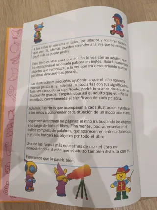 Libro infantil Mis primeras mil palabras en ingles