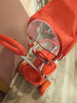 Triciclo Rojo Estilo Moto